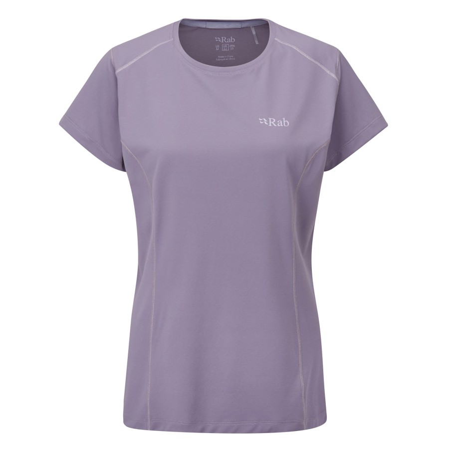 Clothing Rab T Shirts & Base Layers | Rab Womens Force Short Sleeved Tee Sage Purple