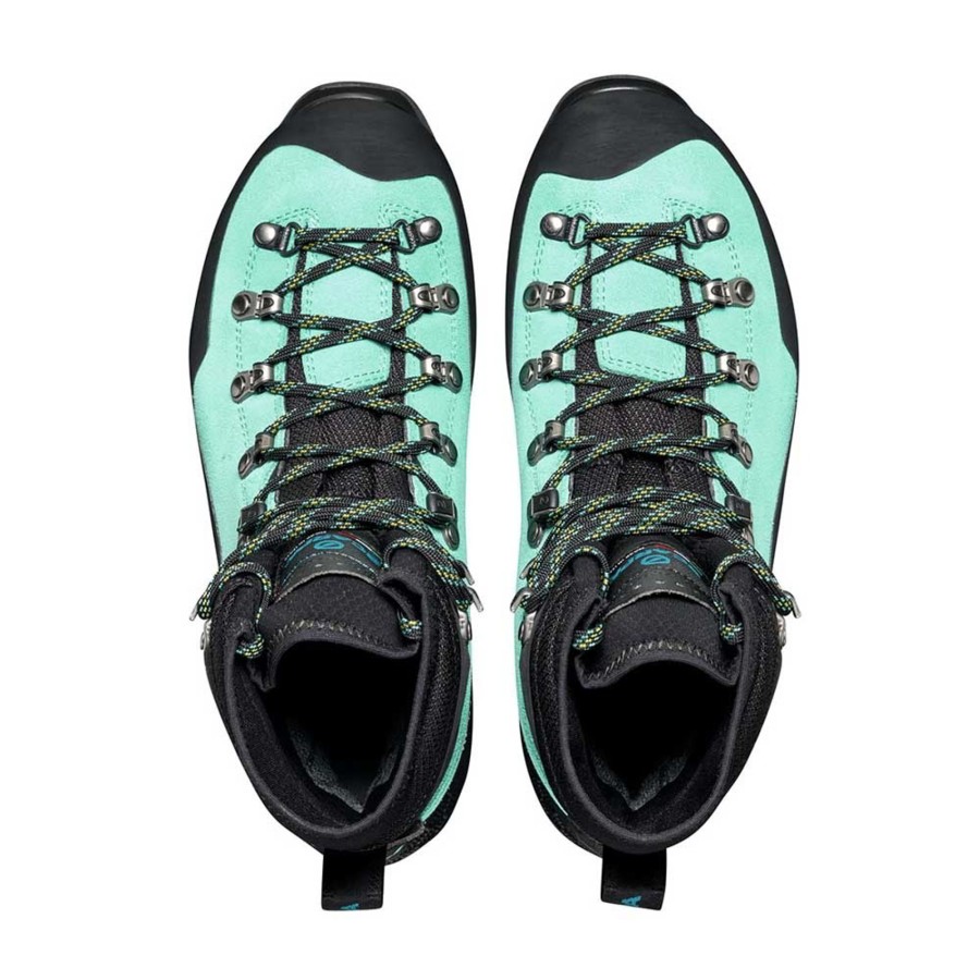 Footwear Scarpa Mountain Boots | Scarpa Womens Mont Blanc Pro Gtx Boots - Green Blue