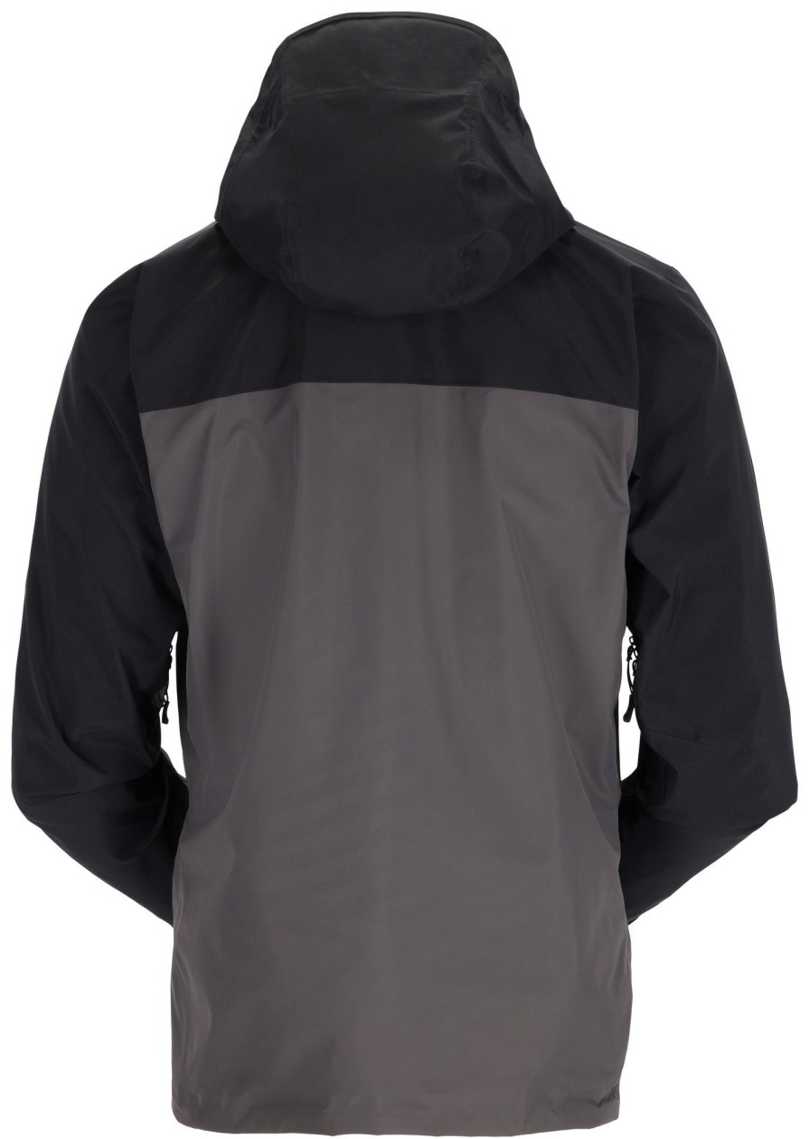 Clothing Rab Waterproof Jackets | Rab Mens Latok Mountain Gtx Jacket Graphene Black