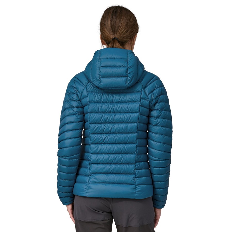 Clothing Patagonia Insulated Jackets | Patagonia Womens Down Sweater Hoody - Lagom Blue