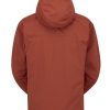 Clothing Rab Waterproof Jackets | Rab Mens Downpour Light Jacket - Tuscan Red