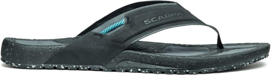 Footwear Scarpa Sandals | Scarpa Mens Tegu Flip-Flop Black