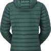 Clothing Rab Insulated Jackets | Rab Womens Microlight Alpine Jacket Slate Green