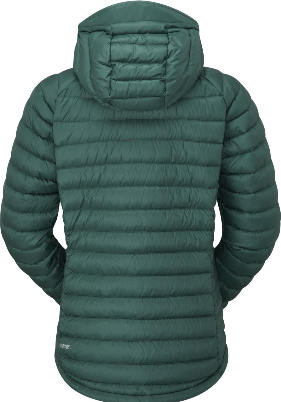 Clothing Rab Insulated Jackets | Rab Womens Microlight Alpine Jacket Slate Green