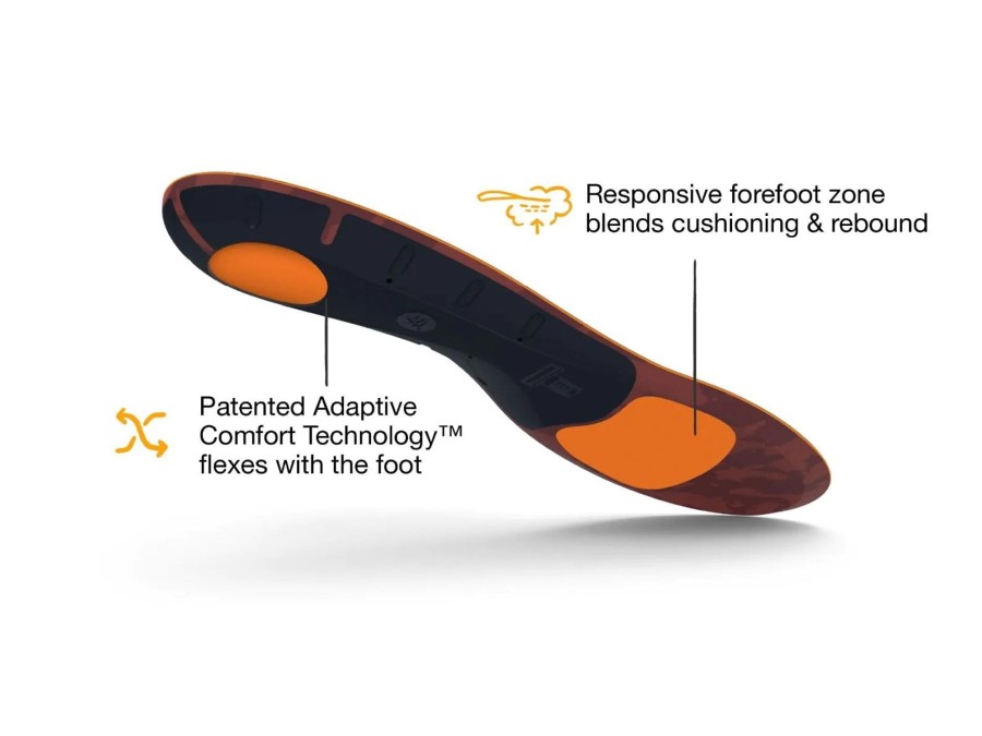 Footwear Superfeet Footbeds & Insoles | Superfeet Active Cushion Low Arch Insoles Red