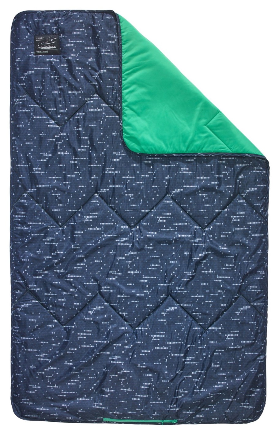 Camping Thermarest Sleep Accessories | Therm-A-Rest Juno Blanket - Warp Speed Print Blue