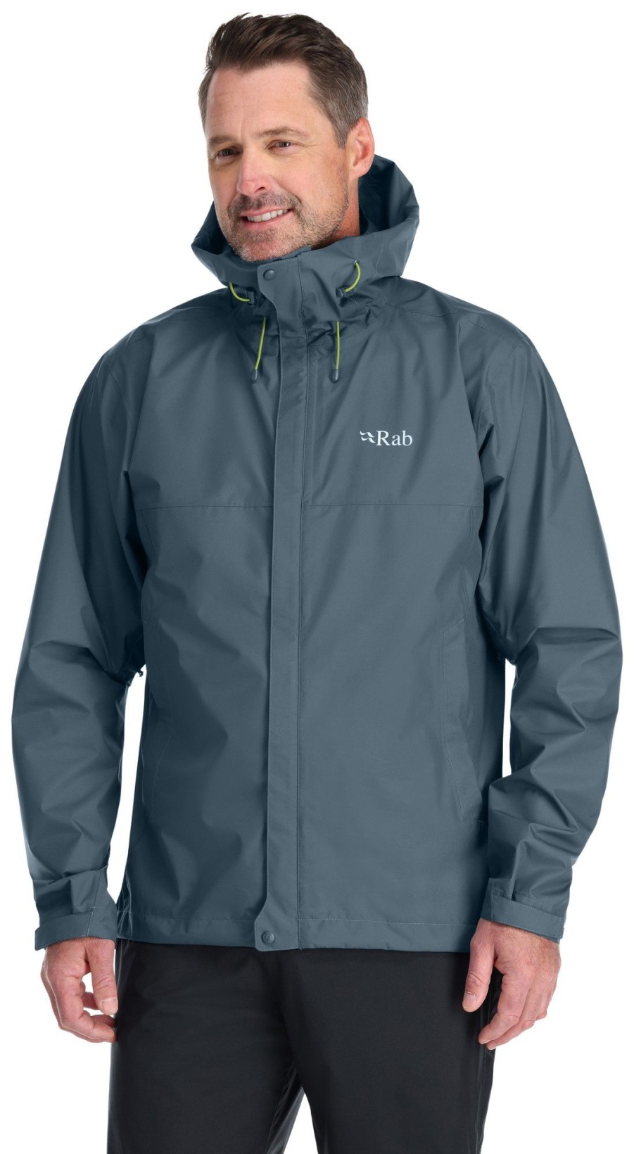 Clothing Rab Waterproof Jackets | Rab Mens Downpour Eco Jacket - Orion Blue