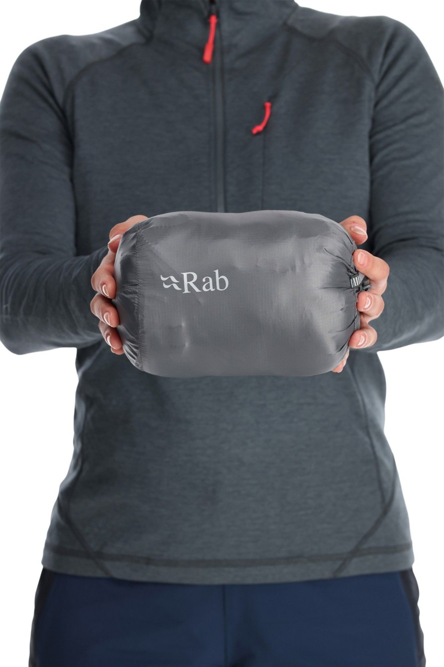 Clothing Rab Vests & Gilets | Rab Womens Electron Pro Vest - Anthracite Grey