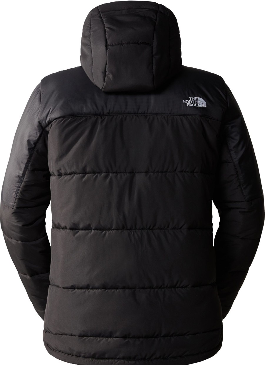 Clothing The North Face Insulated Jackets | The North Face Mens Circular Synthetic Hooded Jacket - Tnf Black