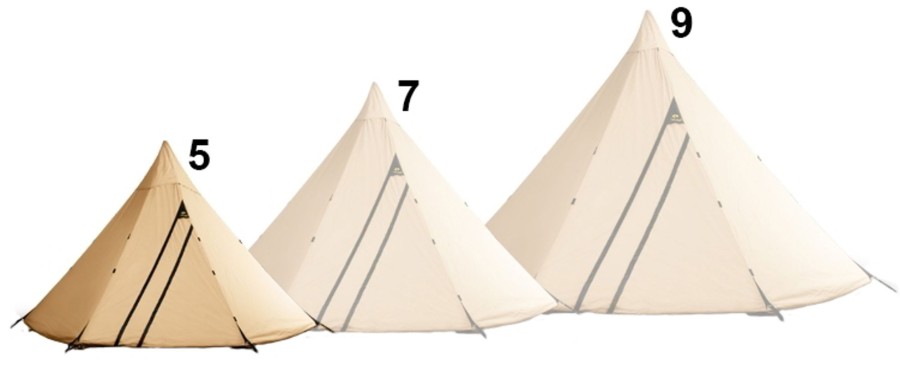 Camping Tentipi Tipi'S & Bell Tents | Tentipi Onyx 5 Cp Brown