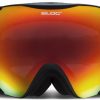 Clothing Bloc Eyewear Eyewear | Bloc Mask Goggle - Matt Red Mirror Lens Black