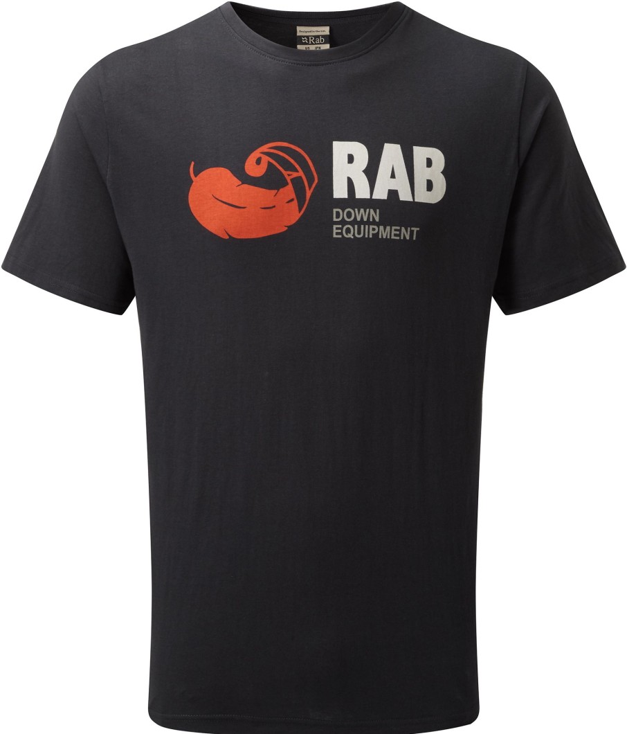 Clothing Rab T Shirts & Base Layers | Rab Mens Stance Vintage Ss Tee - Beluga Grey