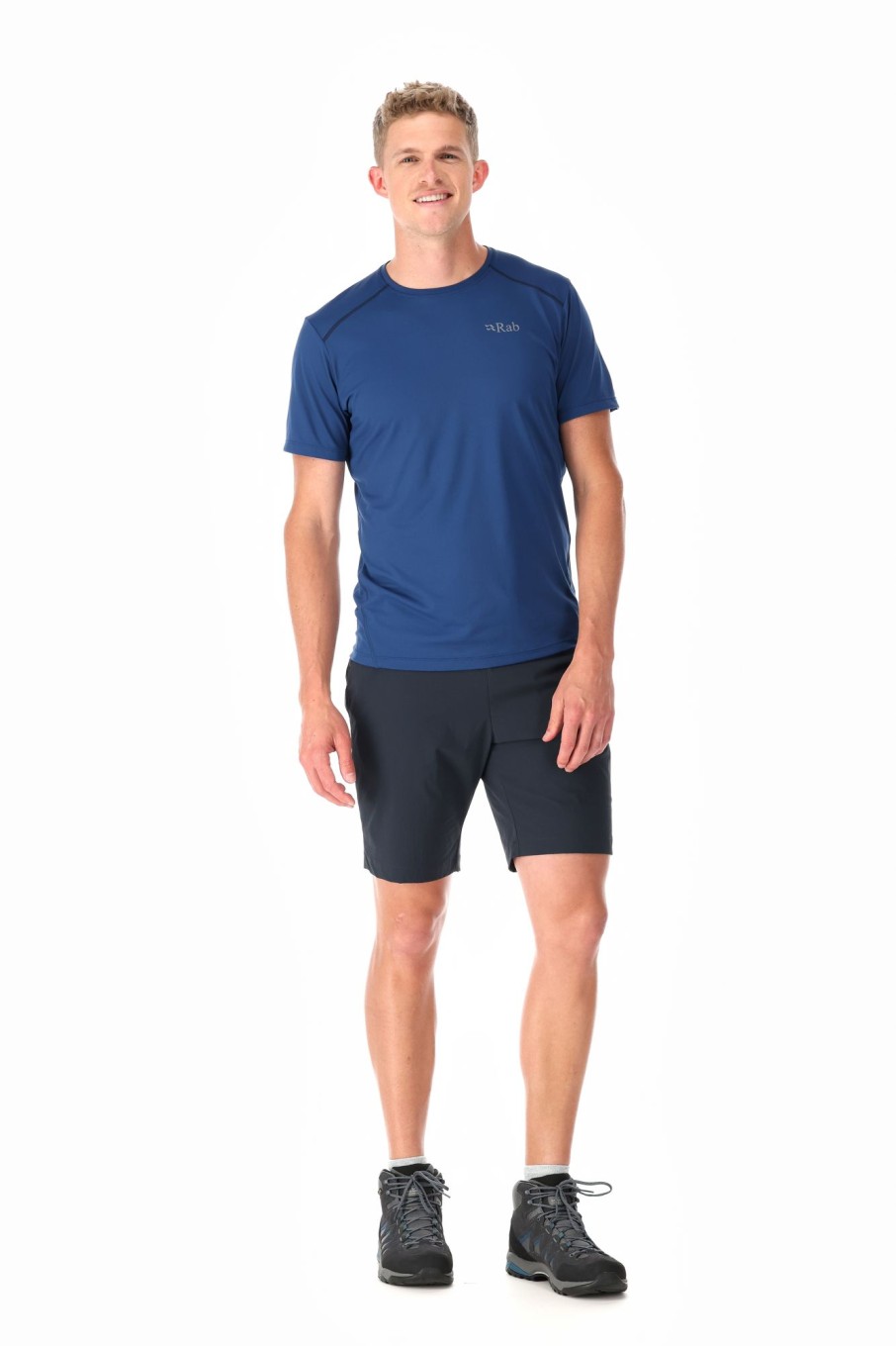 Clothing Rab Shorts | Rab Mens Momentum Shorts - Beluga Grey