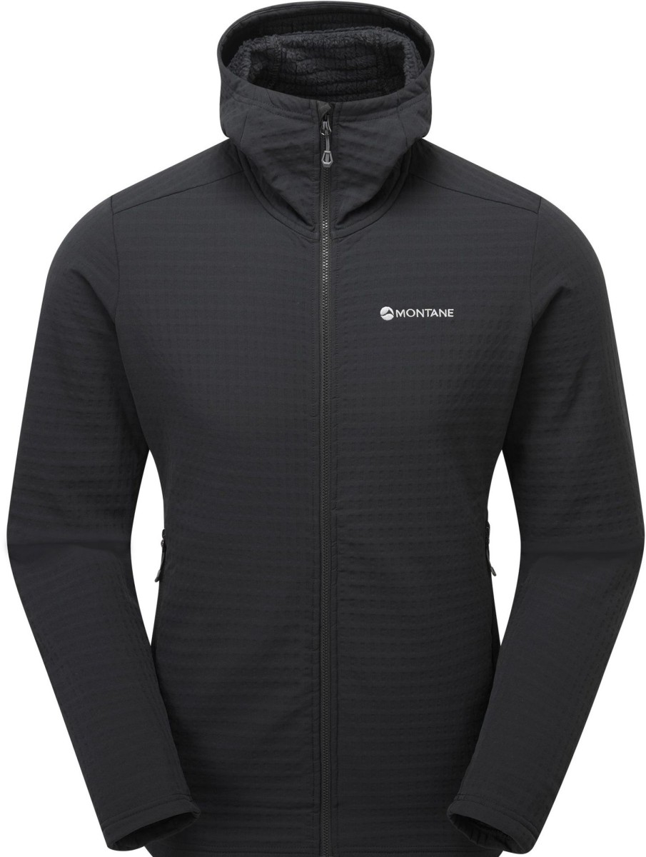 Clothing Montane Fleece & Mid Layer | Montane Mens Protium Xt Hoodie Black