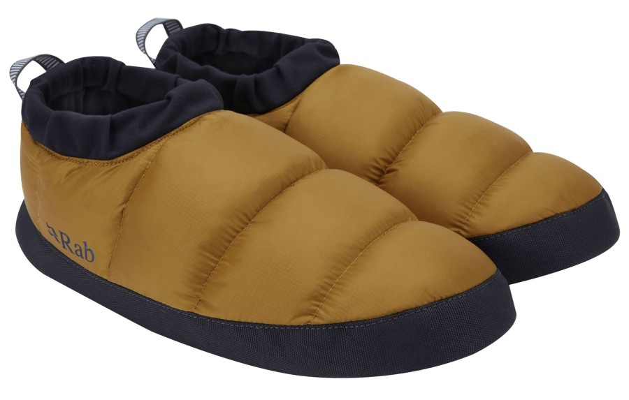 Footwear Rab Slippers | Rab Down Hut Slippers - Dark Butternut Yellow