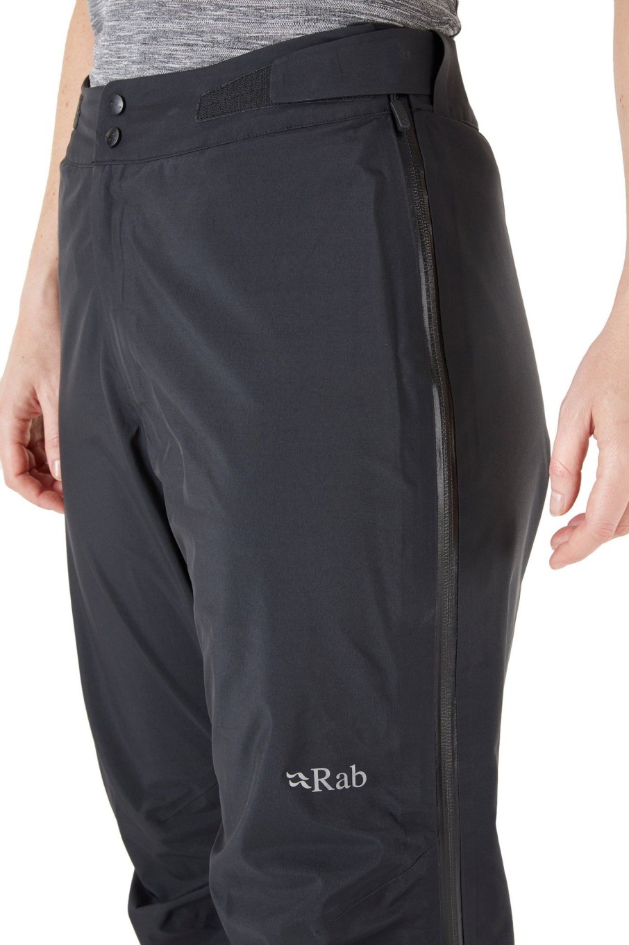 Clothing Rab Waterproof Trousers | Rab Womens Kangri Gtx Pants - Regular Leg Black