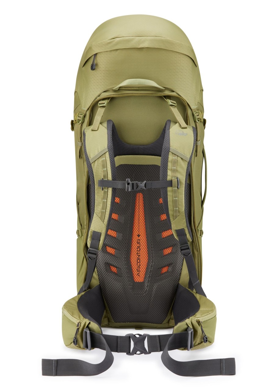 Rucksacks Lowe Alpine Luggage & Carry-On | Lowe Alpine Escape Trek 60:70 Rucksack - Chlorite Green