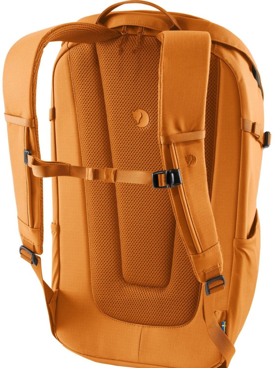 Rucksacks Fjallraven Day Packs | Fjallraven Ulvo 23 Rucksack - Red Gold