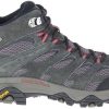 Footwear Merrell Mid Height Boots | Merrell Mens Moab 3 Mid Boots - Gtx Beluga Grey