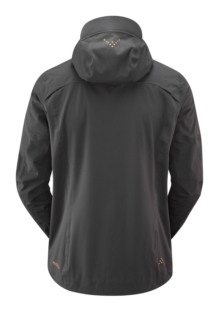 Clothing Rab Waterproof Jackets | Rab Mens Kinetic Ultra Jacket - Anthracite Grey