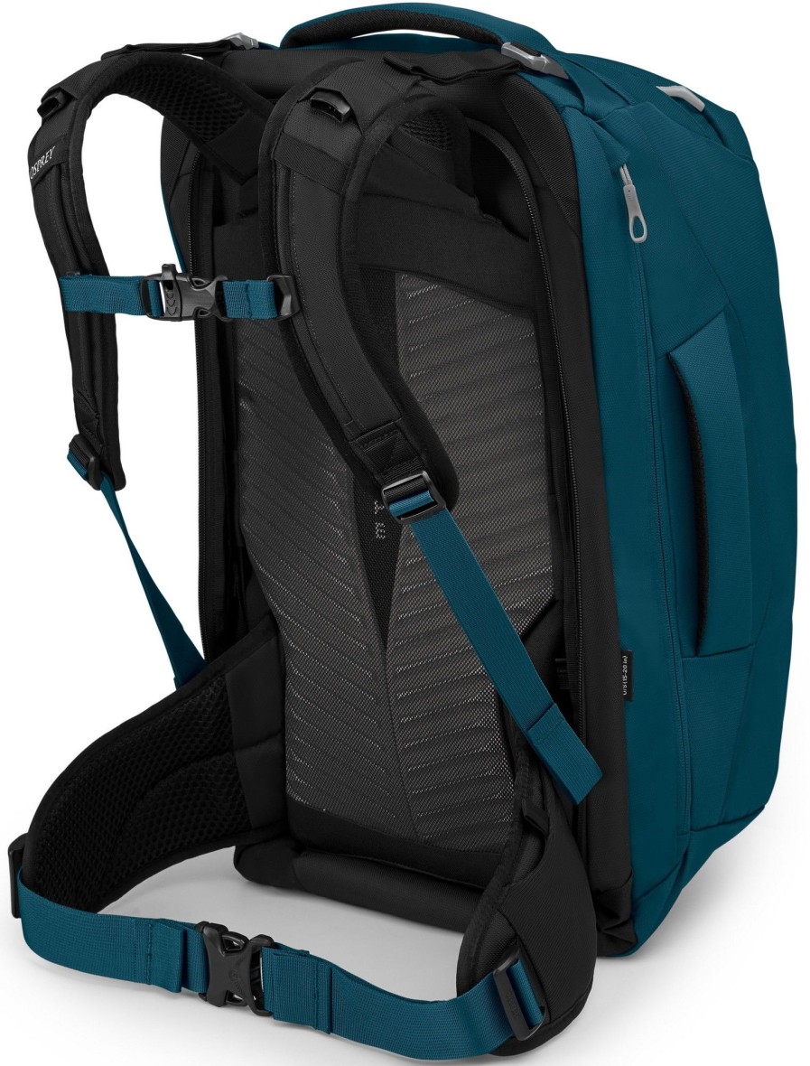 Rucksacks Osprey Luggage & Carry-On | Osprey Womens Fairview 40 Travel Pack - Night Jungle Blue