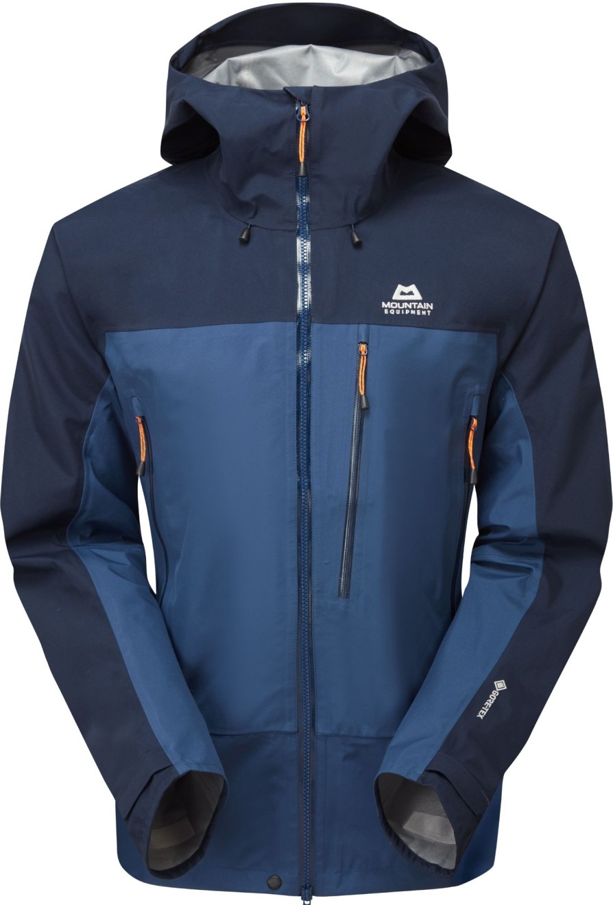 Clothing Mountain Equipment Waterproof Jackets | Mountain Equipment Mens Makalu Jacket - Dusk-Cosmos Blue