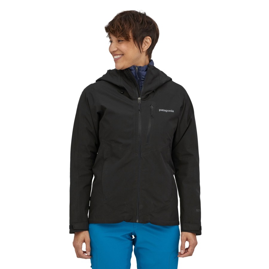 Clothing Patagonia Waterproof Jackets | Patagonia Womens Calcite Jacket Black