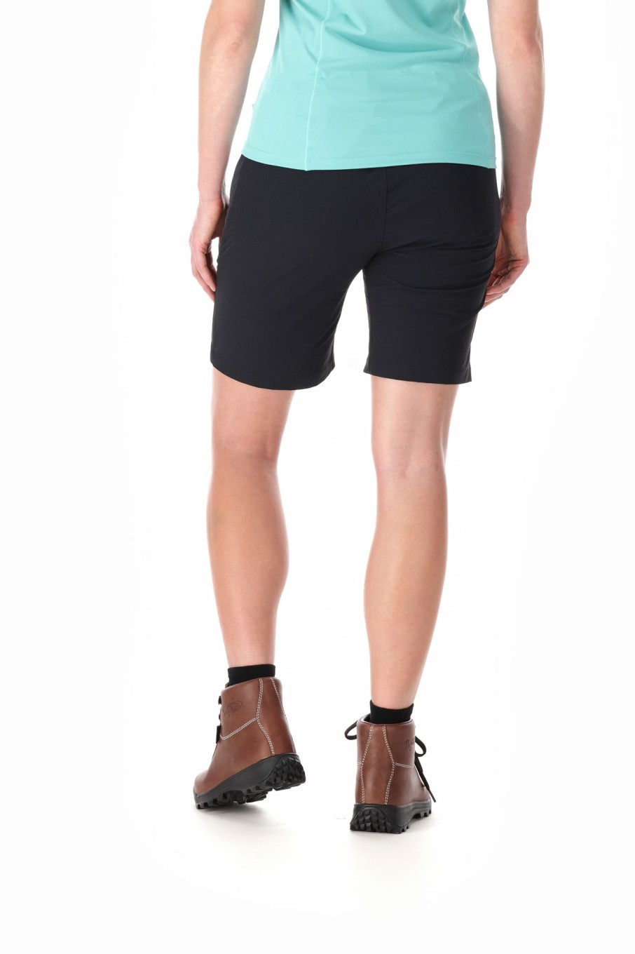 Clothing Rab Shorts | Rab Womens Torque Mountain Shorts - Beluga-Black Grey