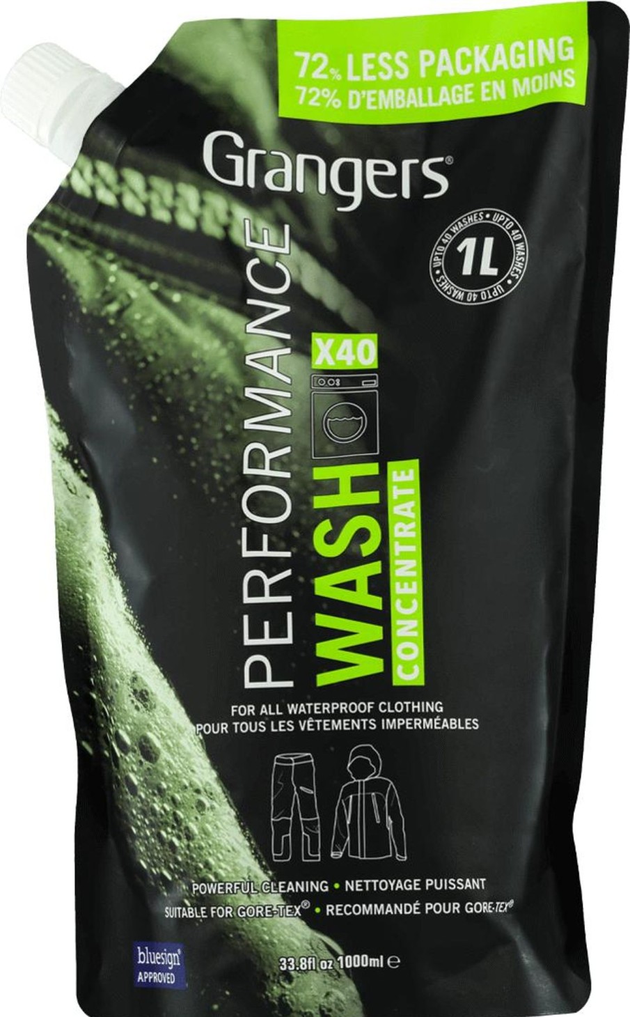 Clothing Grangers Clothing Cleaning & Proofing | Grangers Performance Wash Pouch - 1L Clear