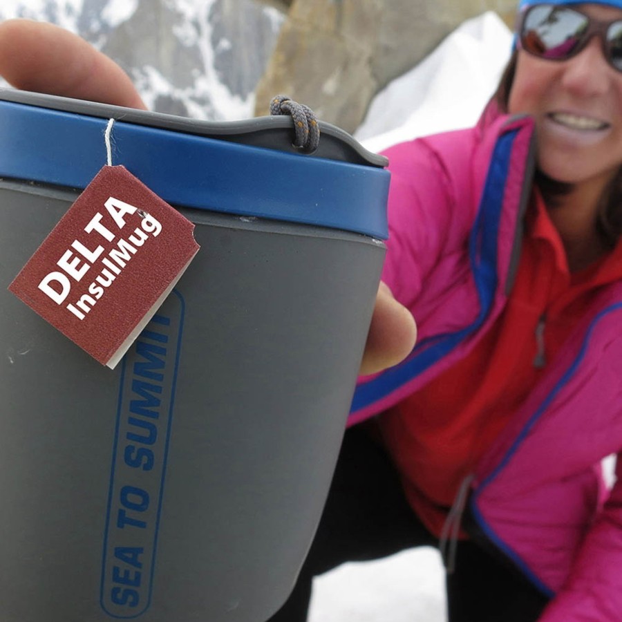 Camping Sea To Summit Plates, Bowls, Cups & Utensils | Sea To Summit Delta Insulated-Mug Grey