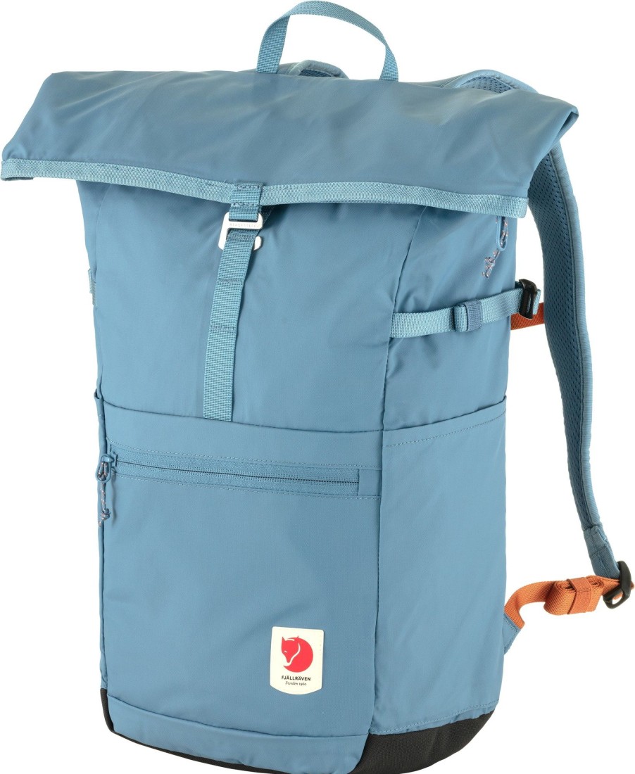 Rucksacks Fjallraven Day Packs | Fjallraven High Coast Foldsack 24 Rucksack - Dawn Blue