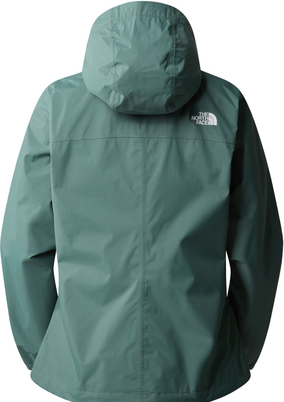 Clothing The North Face Waterproof Jackets | The North Face Womens Antora Jacket - Dark Sage Blue