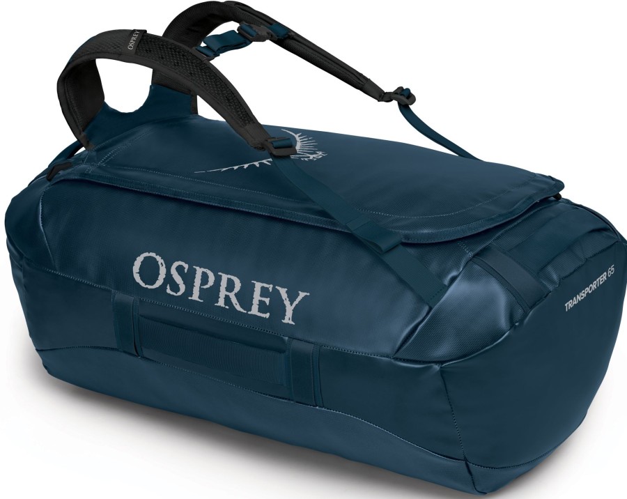 Rucksacks Osprey Duffels & Kitbags | Osprey Transporter 65 Duffle - Venturi Blue