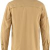 Clothing Fjallraven Shirts | Fjallraven Mens Abisko Hike Long Sleeved Shirt - Dune Beige Brown