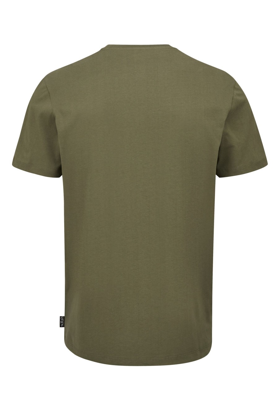 Clothing Rab T Shirts & Base Layers | Rab Mens Stance Vintage Tee - Light Khaki Green