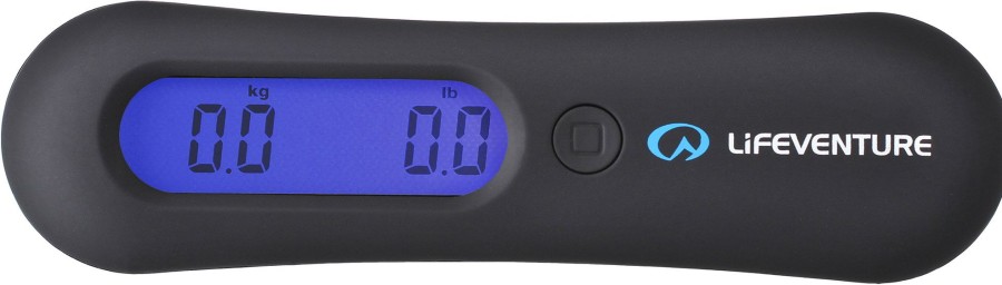 Equipment Lifeventure Travel Accessories | Lifeventure Travel Digital Luggage Scales Black