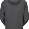 Clothing Rab Windshirts | Rab Mens Vital Hoody - Graphene-Marmalade Grey