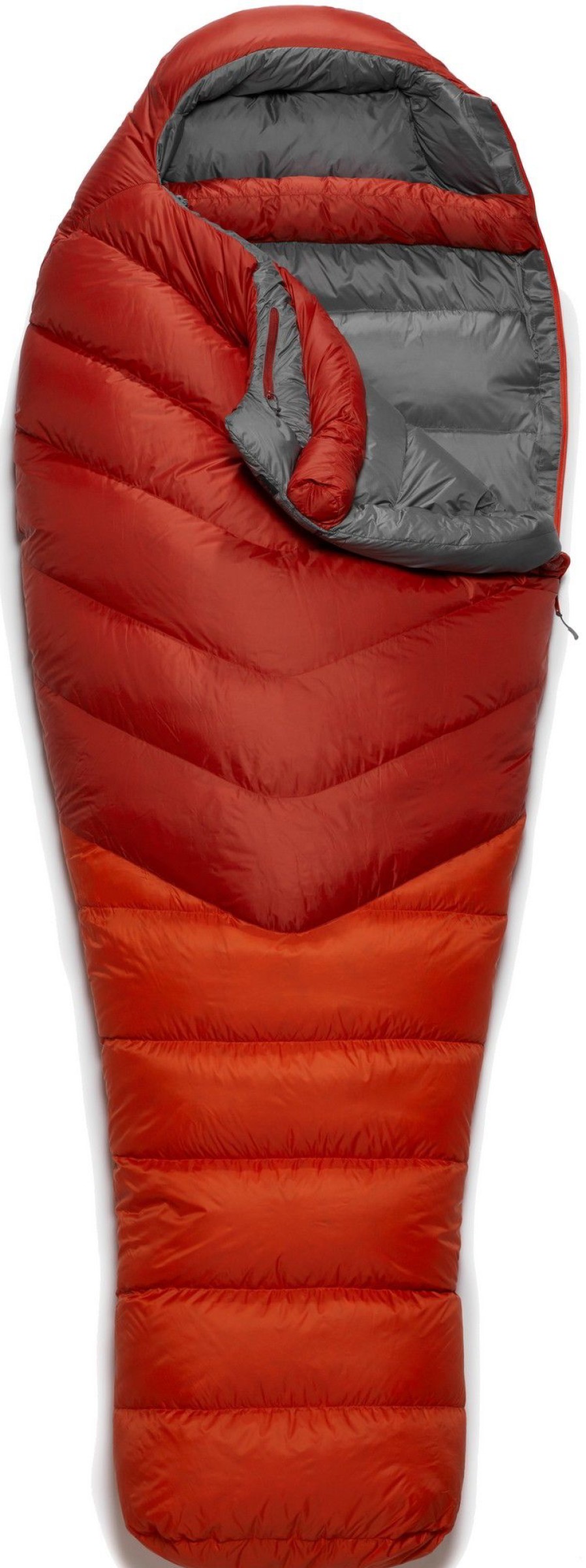 Camping Rab Backpacking & Lightweight Sleeping Bags | Rab Alpine 600 Sleeping Bag - Left-Hand Zip Clay Red