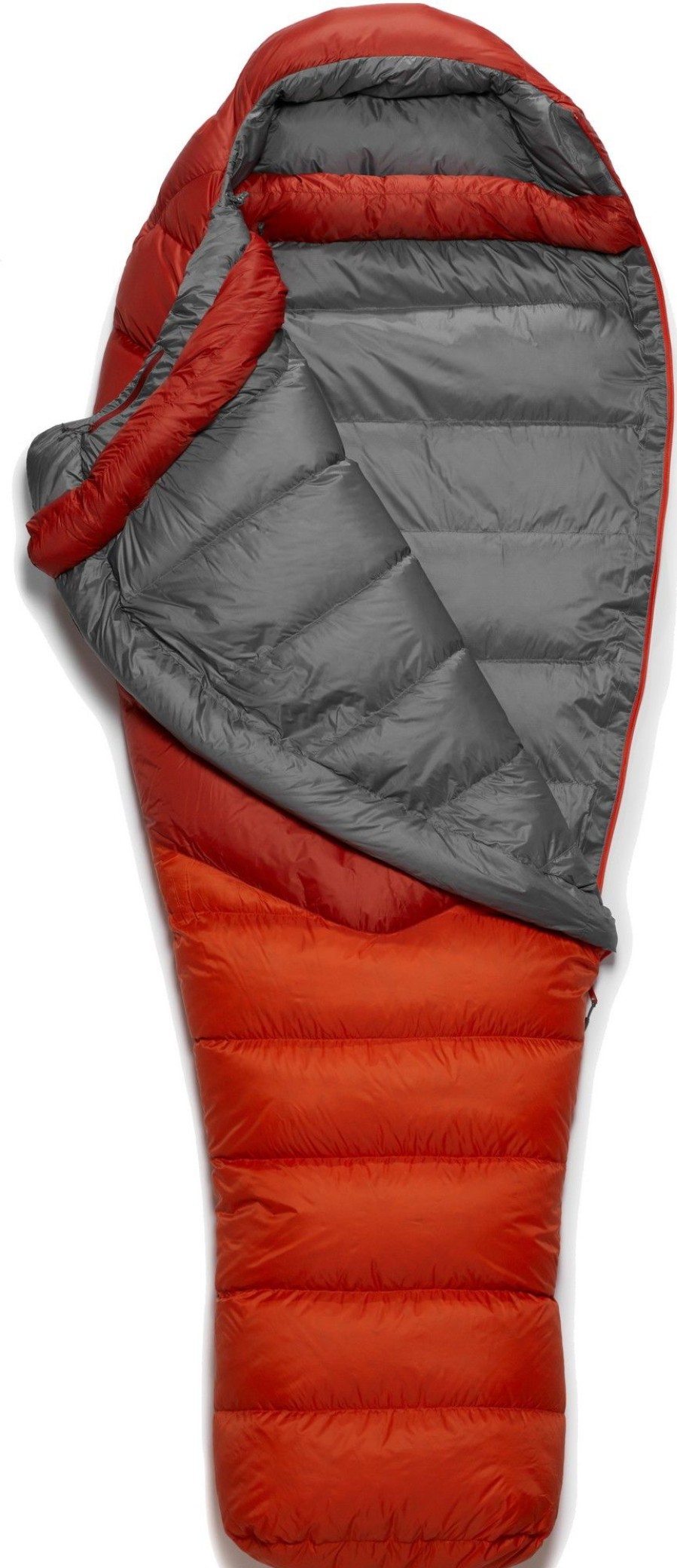 Camping Rab Backpacking & Lightweight Sleeping Bags | Rab Alpine 600 Sleeping Bag - Left-Hand Zip Clay Red