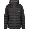 Clothing Rab Insulated Jackets | Rab Womens Electron Pro Jacket - Anthracite Black