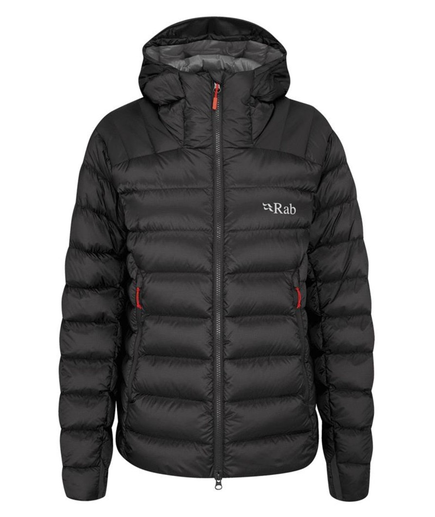 Clothing Rab Insulated Jackets | Rab Womens Electron Pro Jacket - Anthracite Black