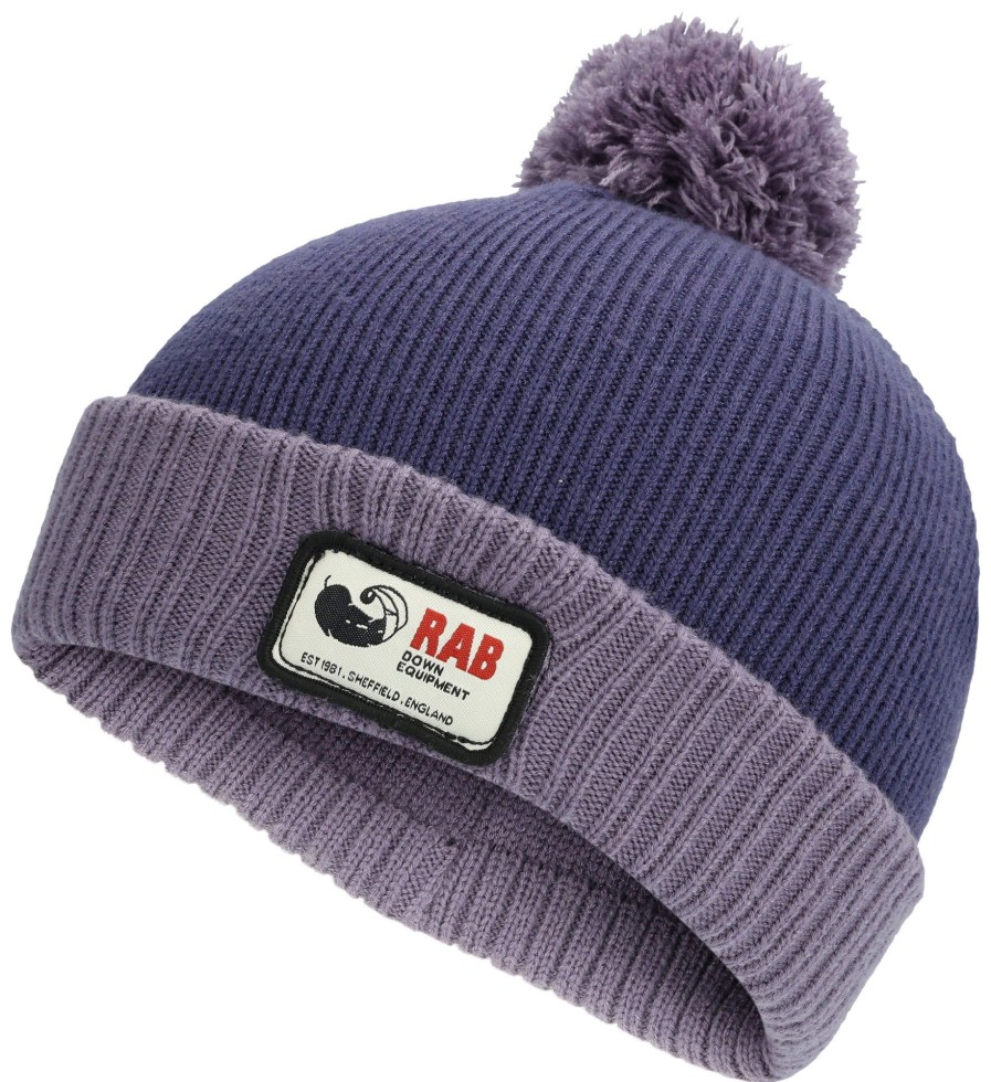 Clothing Rab Hats | Rab Essential Bobble - Patriot Blue Purple