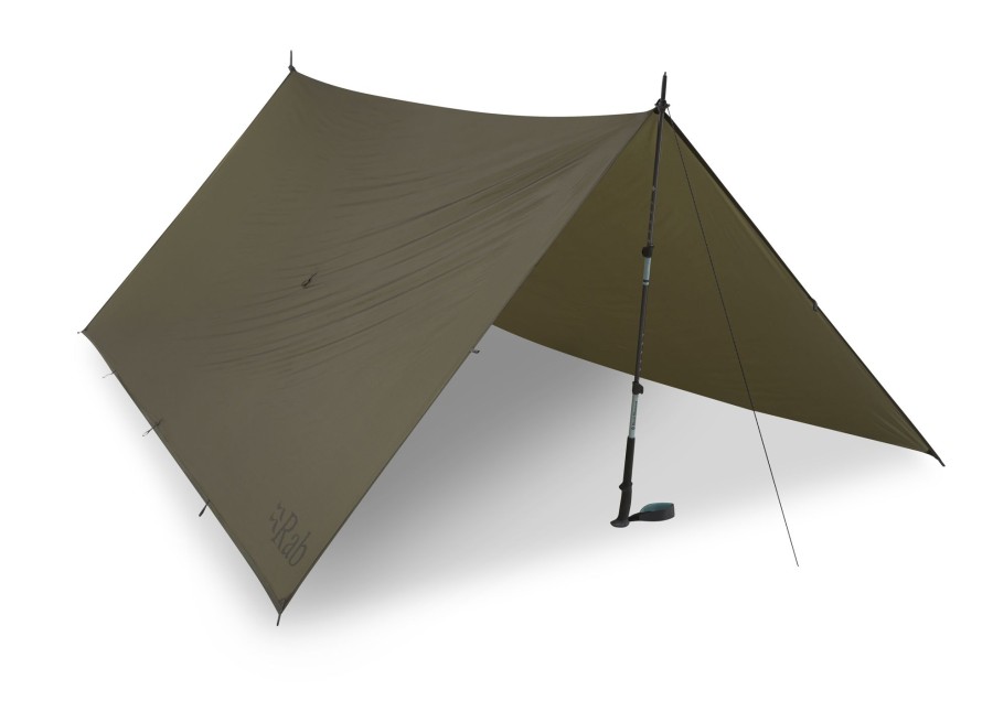 Camping Rab Tarps & Shelters | Rab Siltarp Plus Duo Shelter - Olive Green