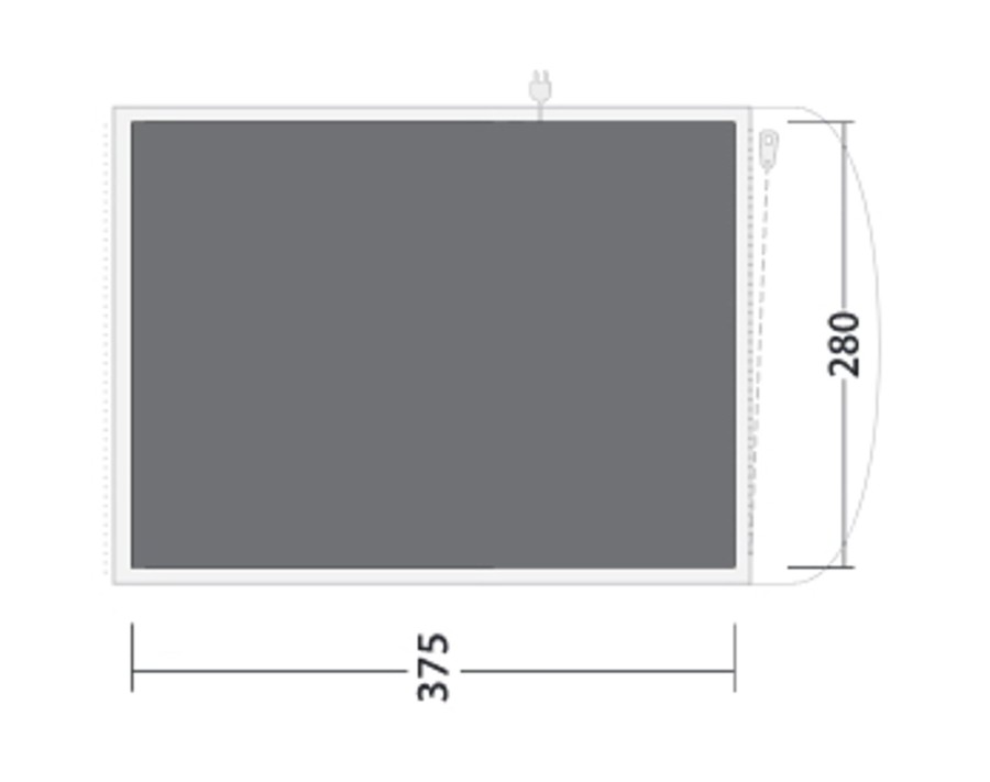 Camping Outwell Footprints & Floors | Outwell Ashwood 5 Footprint Grey