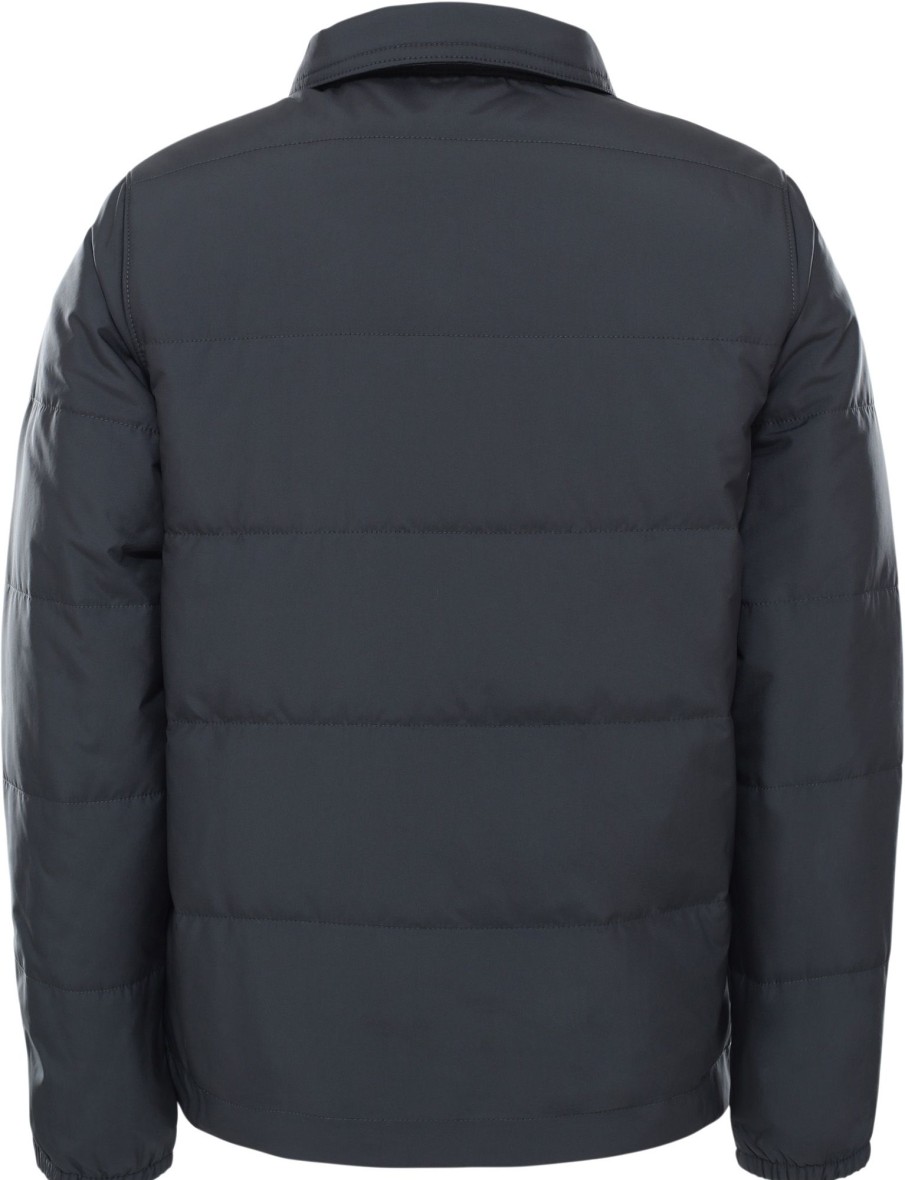 Clothing The North Face Jackets & Vests | The North Face Boys Reversible Insulated Shacket - Asphalt Grey