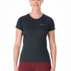 Clothing Rab T Shirts & Base Layers | Rab Womens Sonic Short Sleeved Tee - Beluga Grey