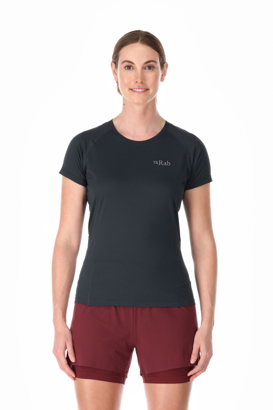 Clothing Rab T Shirts & Base Layers | Rab Womens Sonic Short Sleeved Tee - Beluga Grey