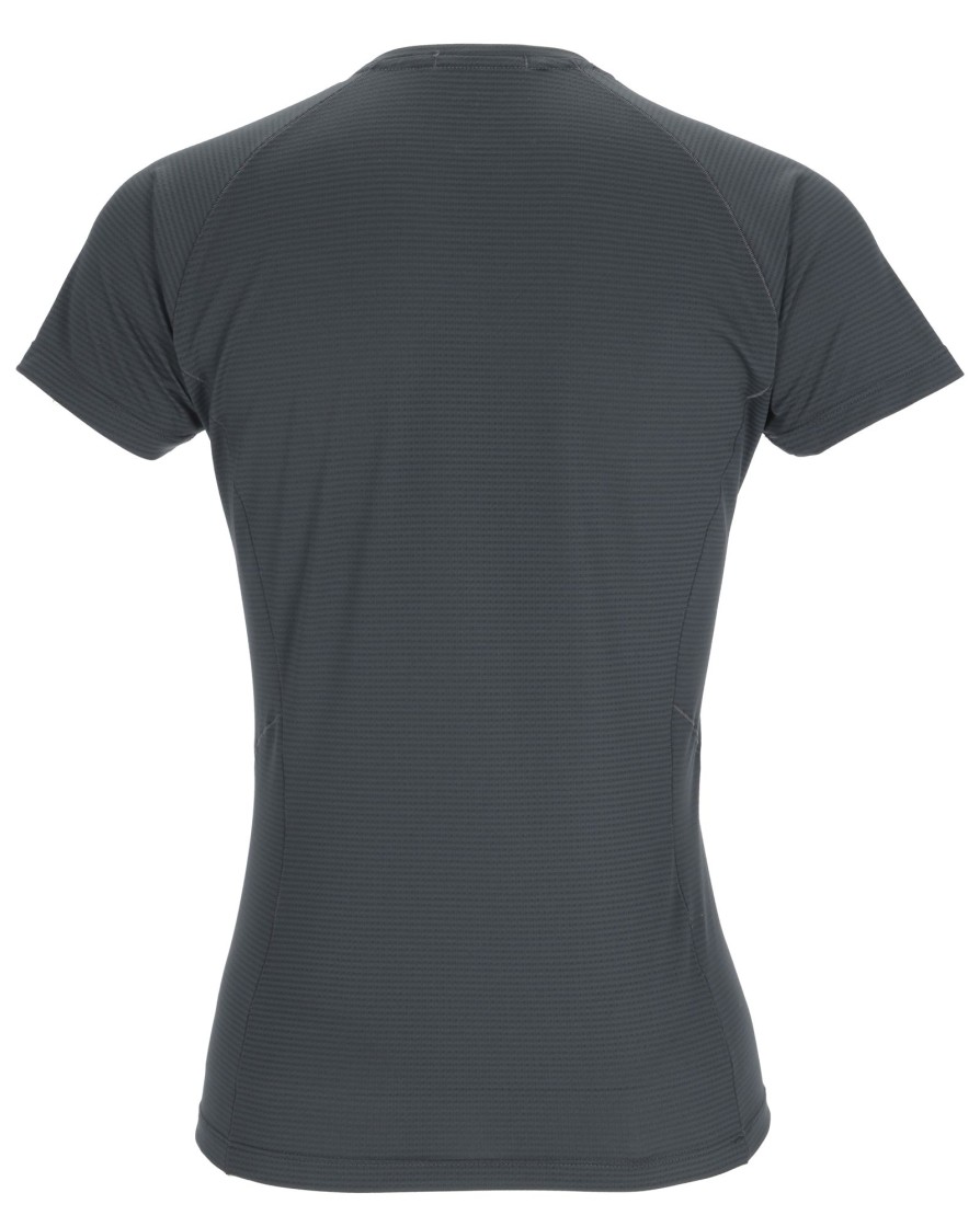 Clothing Rab T Shirts & Base Layers | Rab Womens Sonic Short Sleeved Tee - Beluga Grey