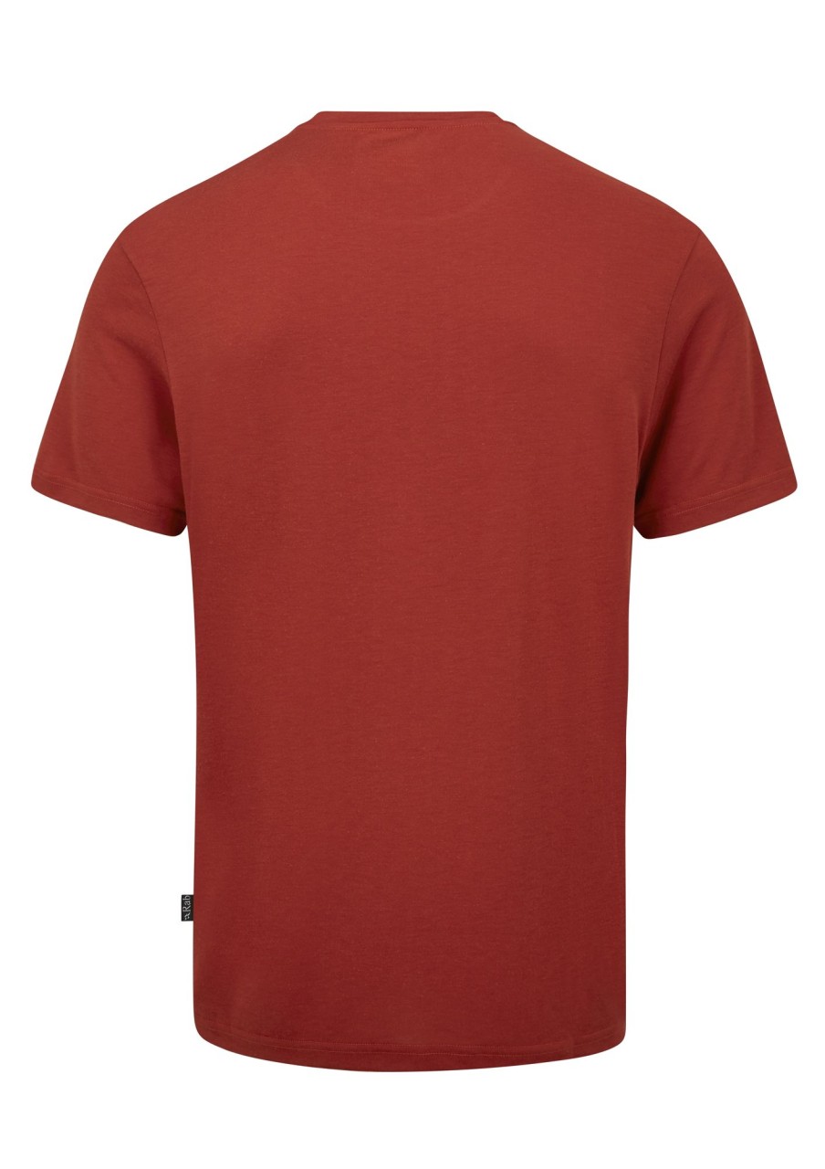 Clothing Rab T Shirts & Base Layers | Rab Mens Crimp Reflection Tee - Tuscan Red