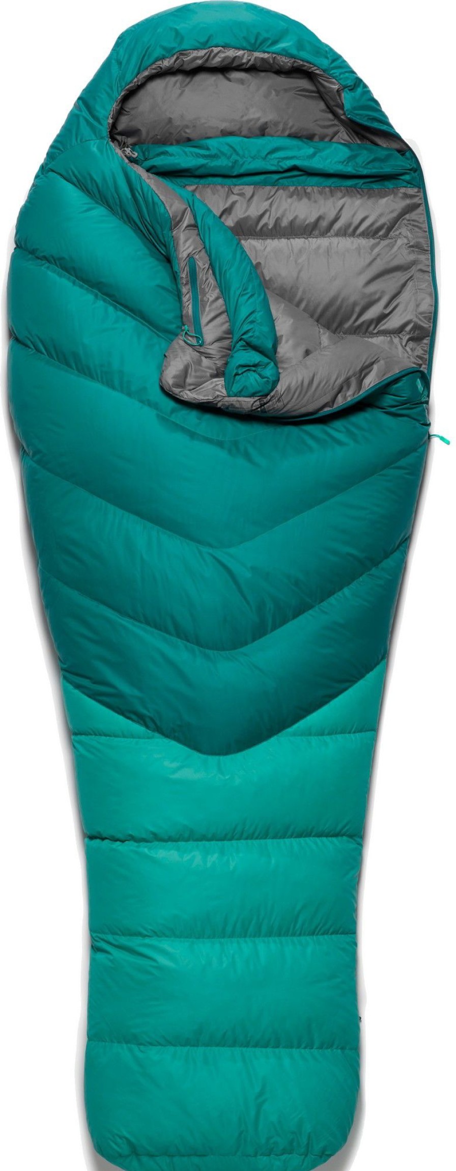 Camping Rab Backpacking & Lightweight Sleeping Bags | Rab Womens Alpine 400 Sleeping Bag - Atlantis Blue